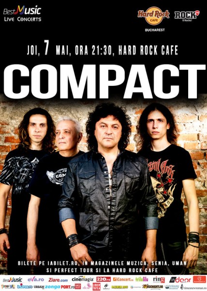Afiş Compact concert la Hard Rock Cafe