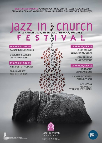 Afiș festival Jazz in Church 2015