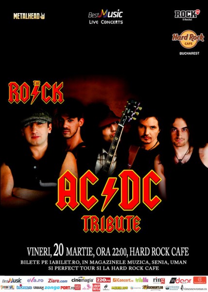 Afiș concert The Rock 2015 la Hard Rock Cafe