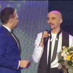 Călin Goia, solistul Voltaj la aflarea rezultatelor Finalei Selecției Naționale pentru Eurovision 2015