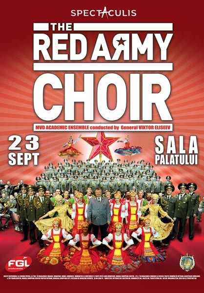 Poster eveniment The Red Army Choir - Corul Armatei Roșii