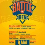 Afiş concert Battle on Arena în Colectiv pe 9 mai 2015