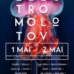 Afiş concerte ElectroMolotov la Molotov în Vama Veche 1-2 mai 2015