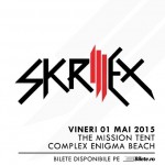 Afiş concert Skrillex la Mamaia 1 mai 2015