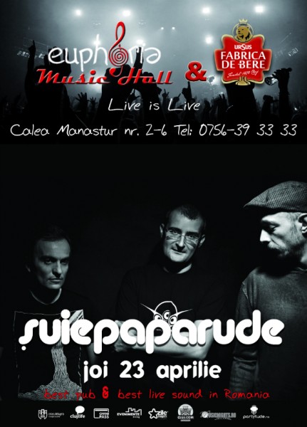 Afiş concert Şuie Paparude în Vama Veche 23 aprilie 2015