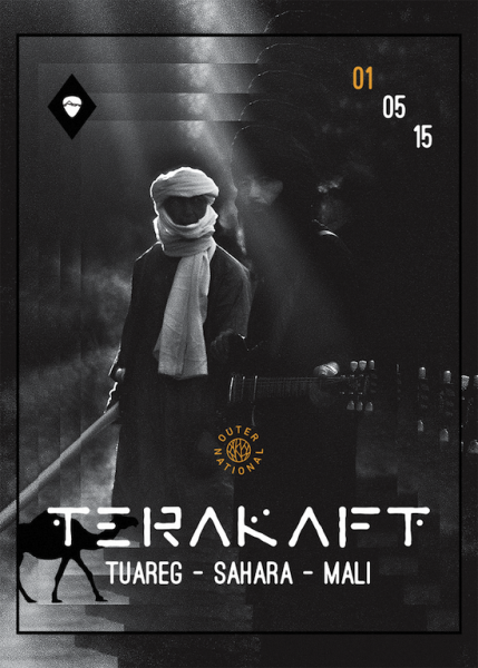 Afiş concert Terakaft în Control 1 mai 2015
