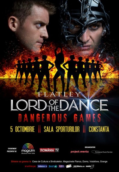 Afiş Lord of the dance - spectacol Constanţa 2015
