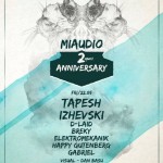 Afiș Miaudio 2 years anniversary