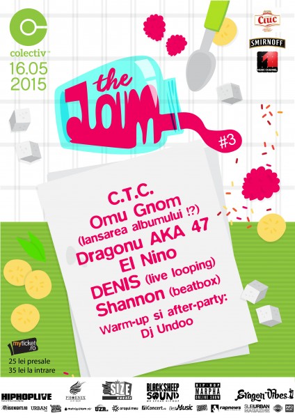 Afiș The Jam 3 în Colectiv pe 16 mai 2015