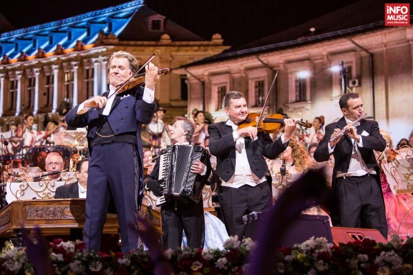 Concert Andre Rieu în Piața Constituției din București pe 6 iunie 2015