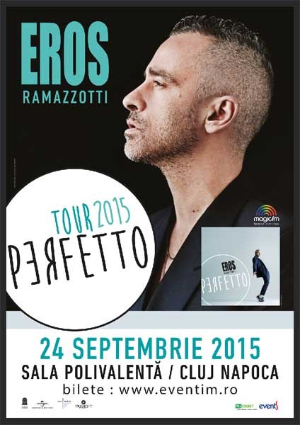 Poster eveniment Eros Ramazzotti