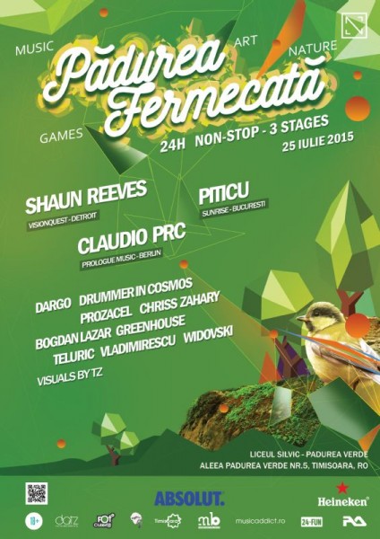 Afiș Padurea Fermecată Concert Timișoara 2015