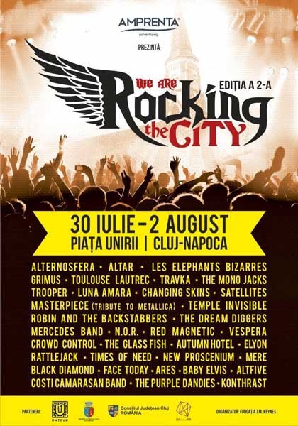 Poster eveniment We Are Rocking the CITY 2015