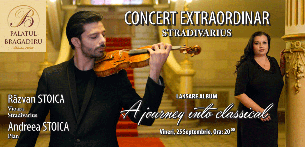 Afis concert Stradivarius Duo Stoica Palatul Bragadiru 2015
