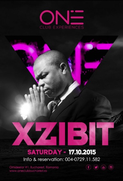 Afiș XZibit concert Club One 2015