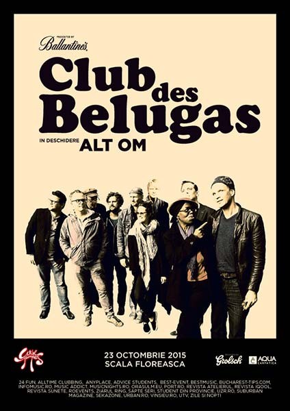 Poster eveniment CLUB DES BELUGAS LIVE BAND