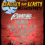 Afis Beauties and Beasts Halloween Party TY Event Hall 2015
