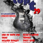 Afiş Festival de Muzică Rock Top T 2015 Buzău