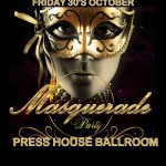 Afiş Halloween Masquerade Ball 2015