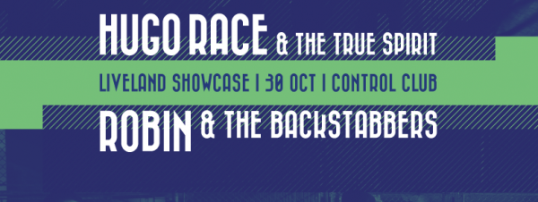Afiş Hugo Race şi Robin and The Backstabbers concert Control Club 2015