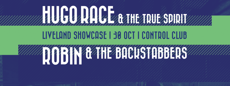 Afiş Hugo Race şi Robin and The  Backstabbers concert Control Club 2015