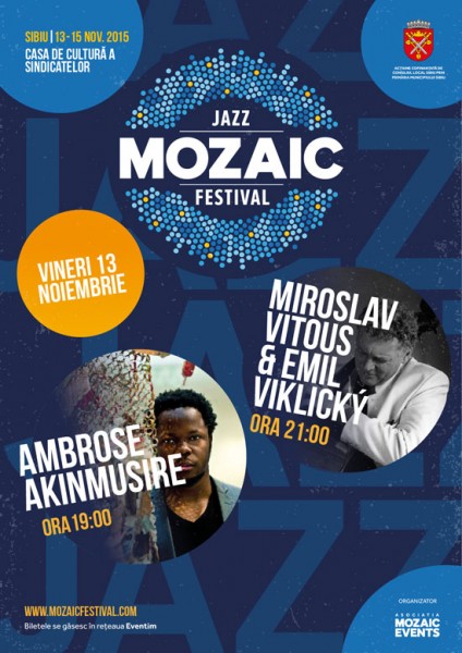Afiș Jazz Mozaic Festival 2015