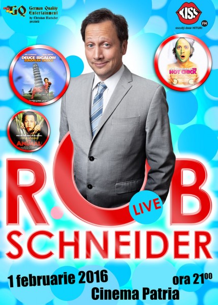 Afiș Rob Schneider Stand Up Comedy 2016