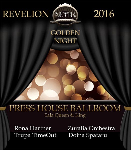 Poster eveniment Revelion 2016 - Golden Night