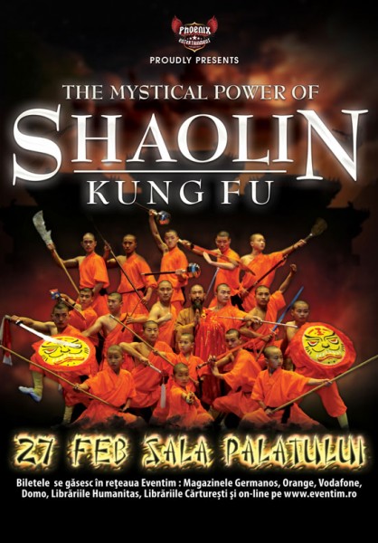 Poster eveniment Shaolin Monks