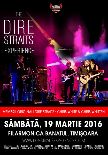 Afiș Concert The Dire Straits Experience Timișoara 2016