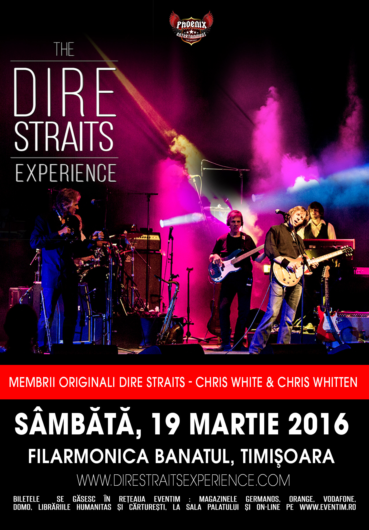 Afiș Concert The Dire Straits Experience Timișoara 2016