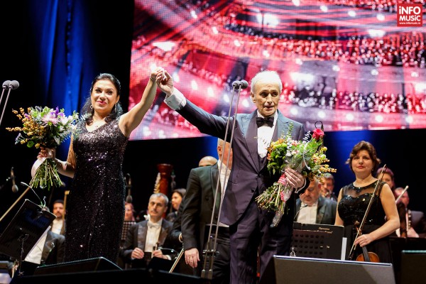 Soprana Nataliya Kovalova alături de José Carreras în concert la Romexpo pe 26 noiembrie 2015