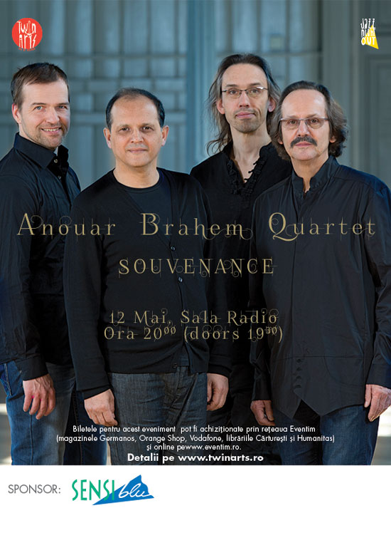 Concert Anour Brahem Quartet la Sala Radio București, 2016