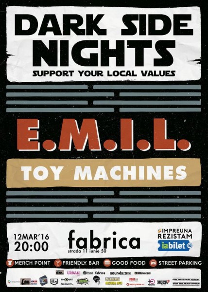 Poster eveniment Dark Side Nights 3: E.M.I.L. Electric