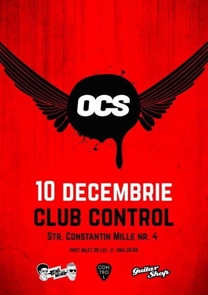 Concert Omul cu sobolani in Club Control, 2015