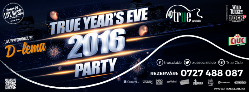 Poster eveniment True Year\'s Eve
