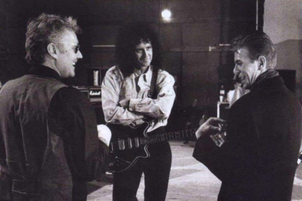 Roger Taylor, Brian May, David Bowie