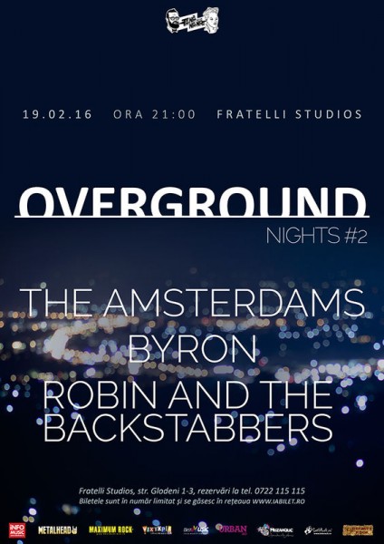 Poster eveniment Overground Nights 2