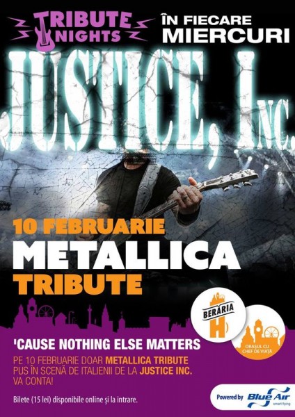 Poster eveniment Metallica Tribute
