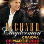 Afiș Richard Clayderman Concert Craiova 2016