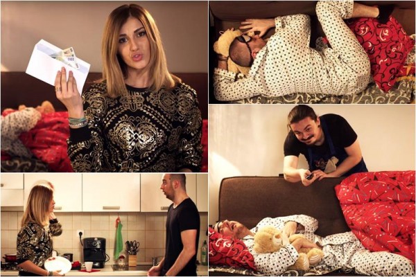 Sergiu și Andrei & Alina Eremia - ”Dorm În Sufragerie” (parodie ”A fost o nebunie”)