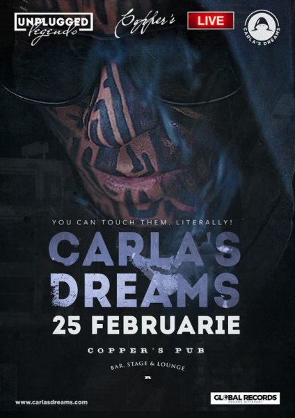 Afiș Carla's Dreams Concert Copper's Pub 2016