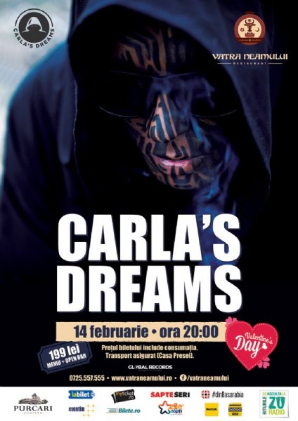 Afiş Carla s Dreams Concert Vatra Neamului 2016