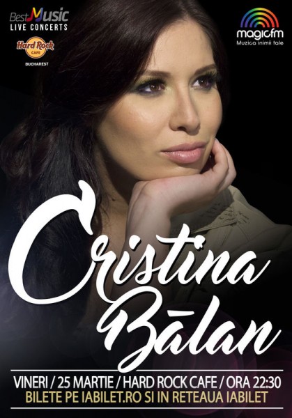 Poster eveniment Cristina Bălan & Band