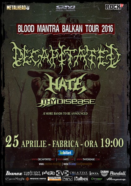Poster eveniment Decapitated