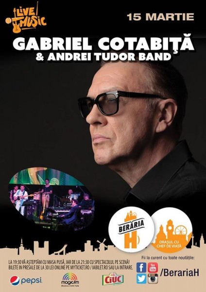 Poster eveniment Gabriel Cotabiță & Andrei Tudor Band