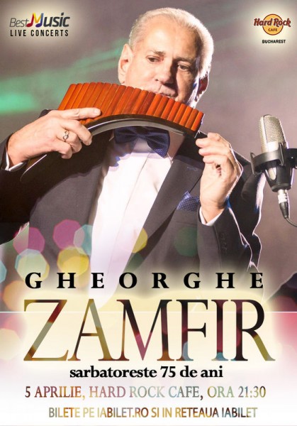 Poster eveniment Gheorghe Zamfir