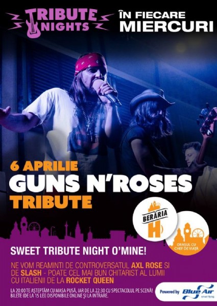 Poster eveniment Guns\'n\'Roses Tribute