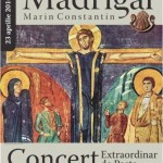 Afiș Corul Național de Cameră Madrigal Concert Ateneul Român 2016
