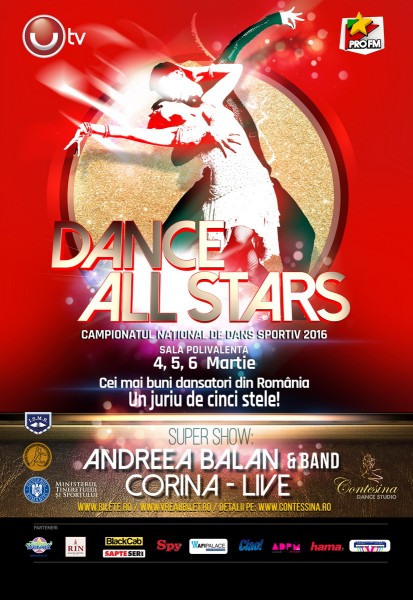 Afiș Dance All Stars 2016